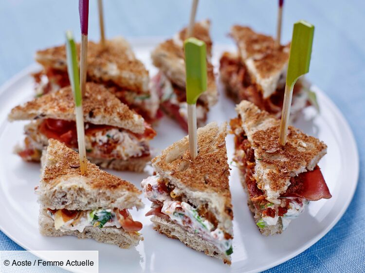 Mini-clubs sandwichs au jambon cru facile et rapide : découvrez les  recettes de cuisine de Femme Actuelle Le MAG