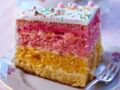 Rainbow cake aux agrumes