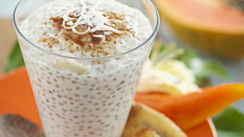 Bananes Au Lait De Coco Et Perles De Tapioca Decouvrez Les Recettes De Cuisine De Femme Actuelle Le Mag