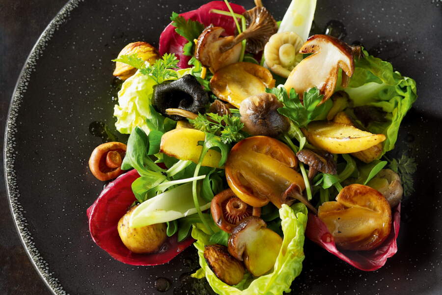 Salade folle : une entrée de fêtes fraîche et gourmande - Femme Actuelle Salade folle : une entrée de fêtes fraîche et gourmande - Femme Actuelle