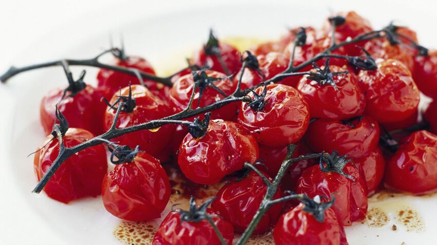 Tomates cerises confites - Goûtu.org - Cuisinez avec nous !