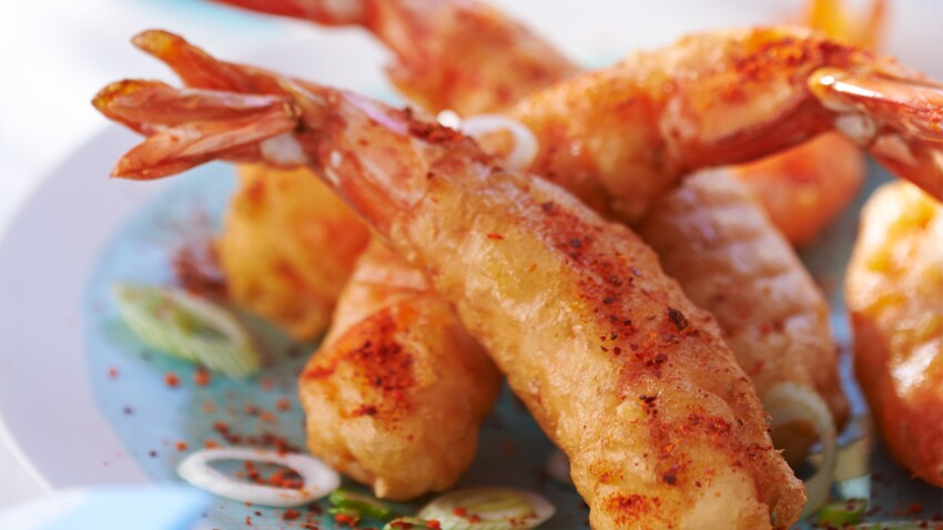 Tempura De Gambas, Sauce Pimentée Rapide : Découvrez Les Recettes De ...