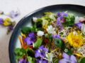 Salade de fleurs estivale