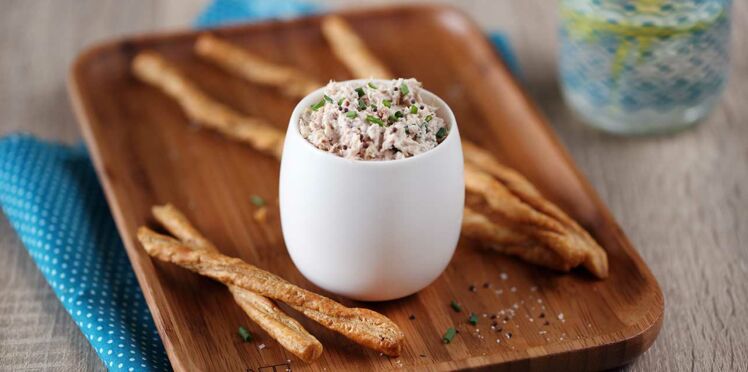 Rillettes De Thon Au Fromage Fouette Et A La Moutarde A L Ancienne