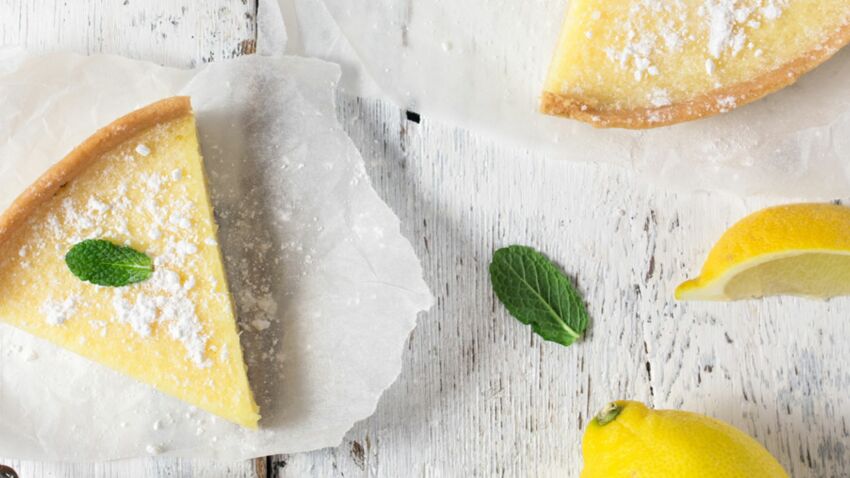 Tarte au citron facile - Recette tarte sucrée Version Femina