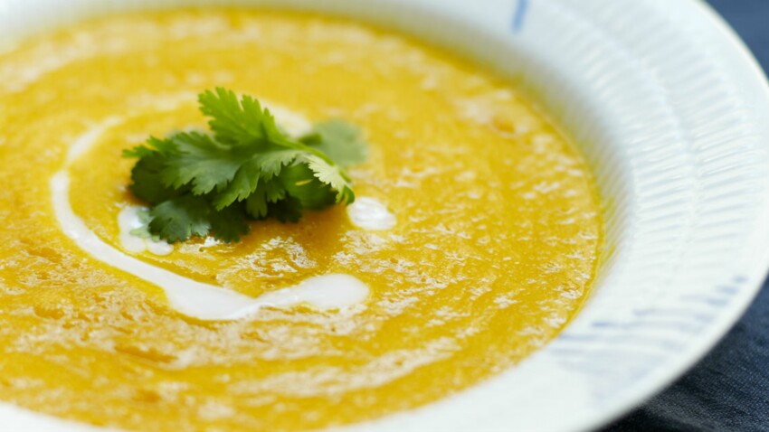 Soupe De Carotte Au Lait De Coco Decouvrez Les Recettes De Cuisine De Femme Actuelle Le Mag