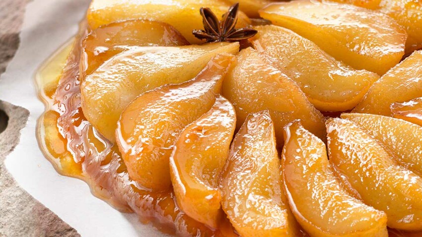 Tarte tatin de poires à l'anis étoilé : découvrez les recettes de cuisine  de Femme Actuelle Le MAG