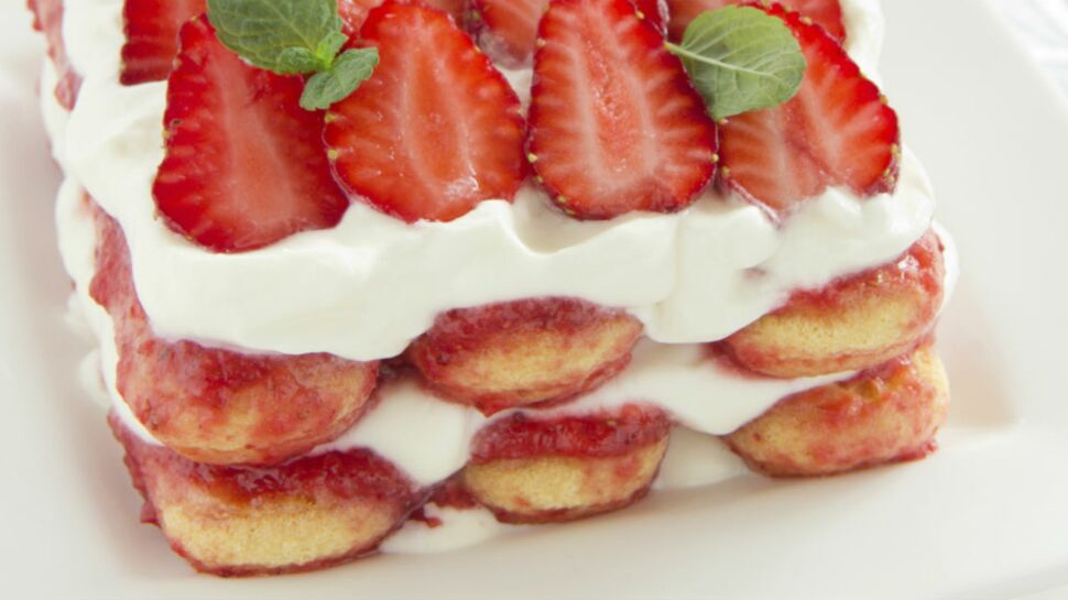 Triffle aux fraises pour diabétiques