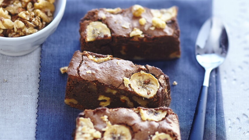 Brownie Fondant Chocolat-banane Rapide : Découvrez Les Recettes De ...