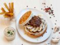Burger parisien aux champignons de Julia Sedefdjian