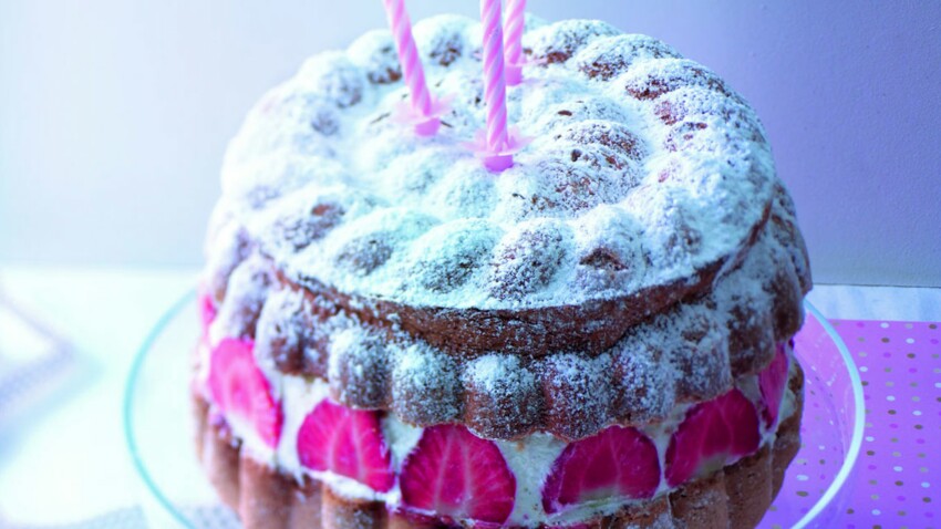 Gateau De Savoie Comme Un Fraisier Decouvrez Les Recettes De Cuisine De Femme Actuelle Le Mag