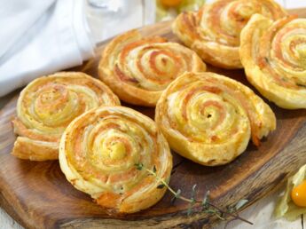 mini palmiers feuillete s de saumon fume