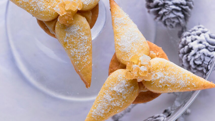 Etoiles Des Neiges Amandes Et Gingembre Decouvrez Les Recettes De Cuisine De Femme Actuelle Le Mag