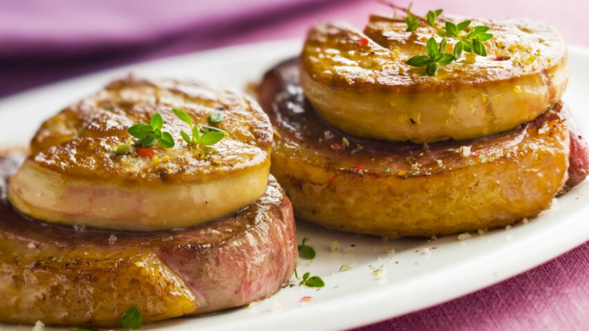 Tournedos au foie gras facile et rapide : découvrez les recettes de ...