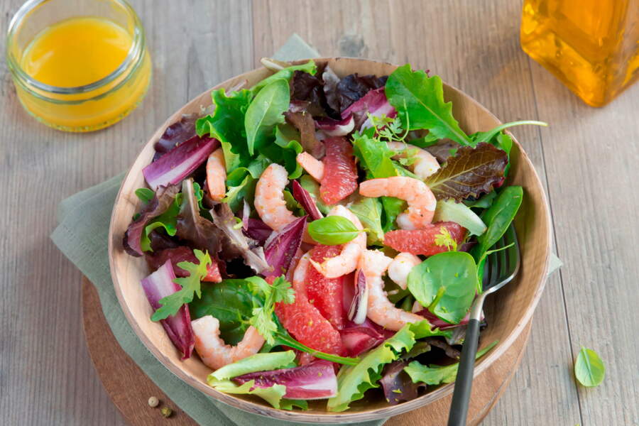 Salade folle : une entrée de fêtes fraîche et gourmande - Femme Actuelle Salade folle : une entrée de fêtes fraîche et gourmande - Femme Actuelle