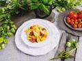 Tortellini Pesto, Basilic & Pignons aux tomates cerises