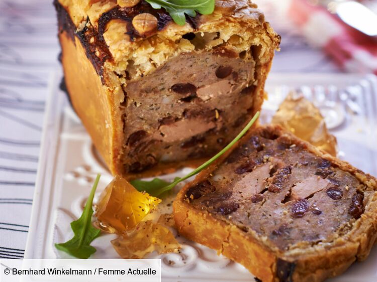 Pâté en croûte au foie gras et cranberries : découvrez les recettes de  cuisine de Femme Actuelle Le MAG