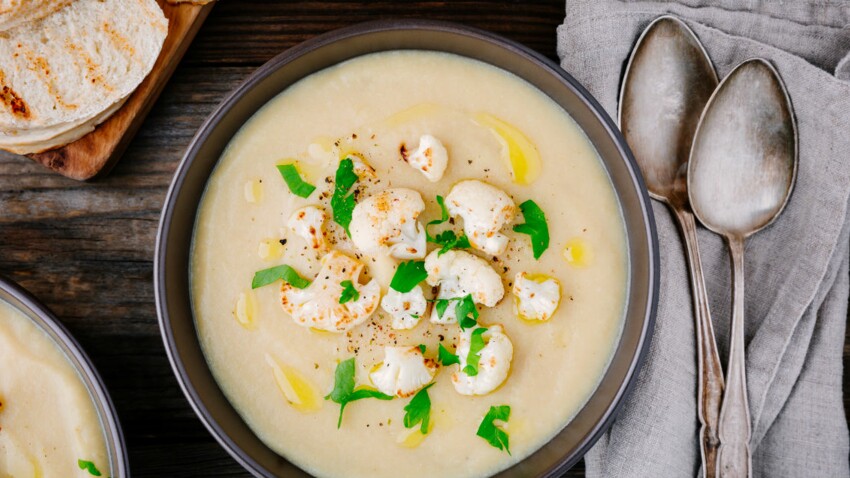 Veloute De Chou Fleur Au Cumin Decouvrez Les Recettes De Cuisine De Femme Actuelle Le Mag