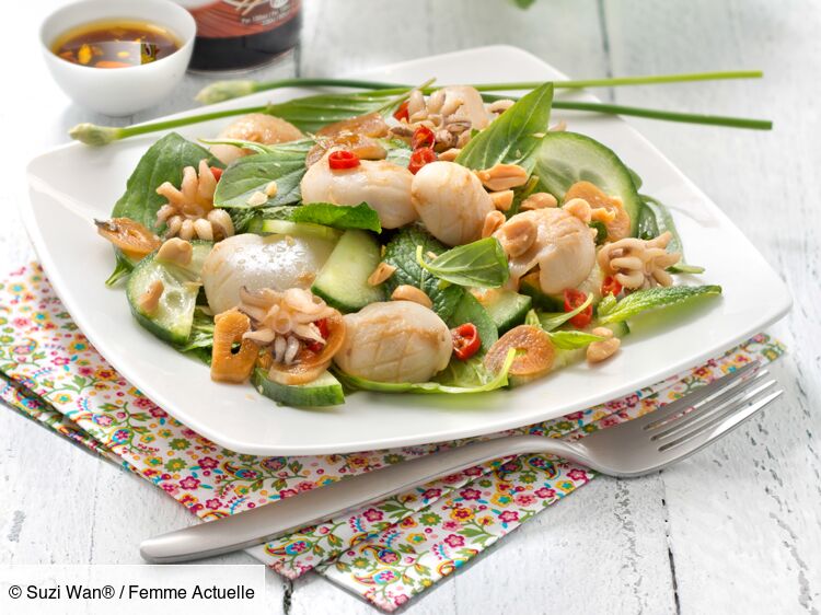 Salade de seiches façon thaïe