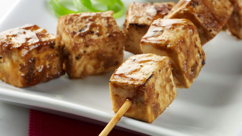 Tofu sauce satay aux amandes