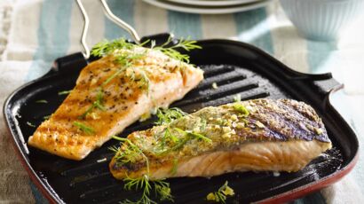 Pavé de saumon à la poêle : découvrez les recettes de Pavé de saumon au barbecue facile et rapide : découvrez les