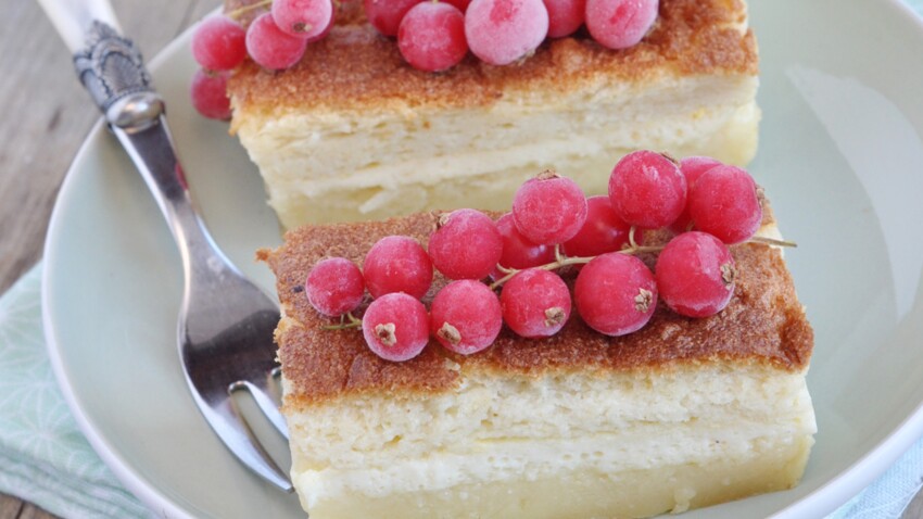 Gateau Magique Au Citron Decouvrez Les Recettes De Cuisine De Femme Actuelle Le Mag