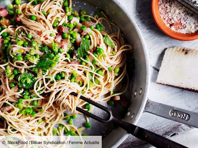 Spaghettis de légumes, pancetta et huile au persil - Cuisine et Recettes -  Recette - Femmes d'Aujourd'hui Délices