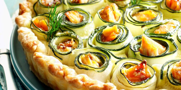 Quiche De Fleurs De Courgette Au Saumon Decouvrez Les Recettes