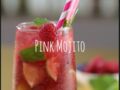 La recette du pink mojito en vidéo