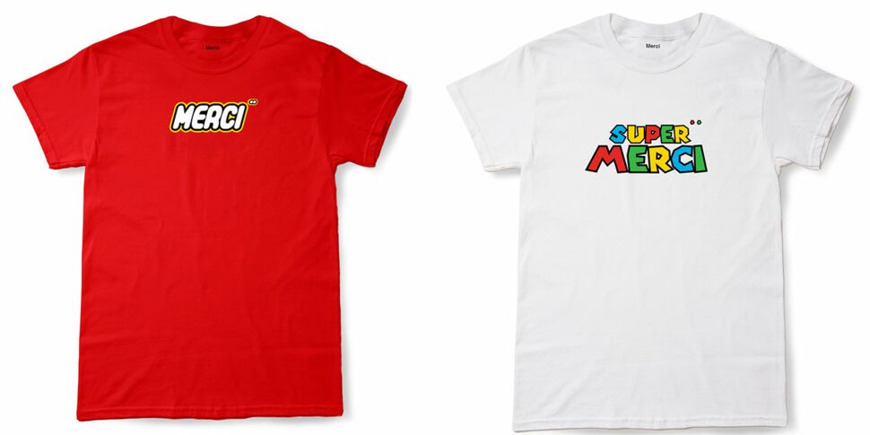 De Super Mario à Kinder en passant par IBM : découvrez les tee-shirts à logo de Merci