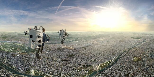 Survoler Paris en jetpack grâce à la réalité virtuelle