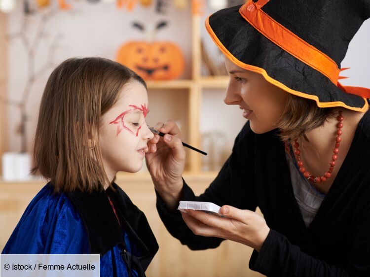 Halloween : 10 maquillages pour enfant faciles à réaliser : Femme Actuelle  Le MAG