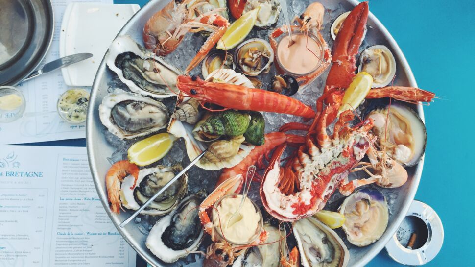 Crevettes, huîtres, moules…  Les fruits de mer, du moins calorique au plus calorique