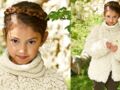 Modèle de tricot gratuit : le snood écru pour enfant
