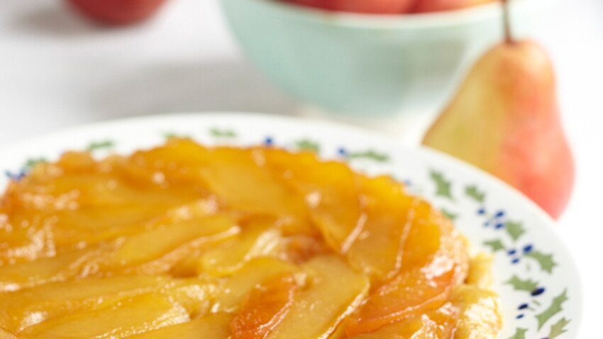 Tarte Renversee Aux Poires Decouvrez Les Recettes De Cuisine De Femme Actuelle Le Mag