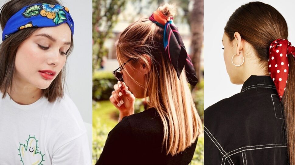 Cheveux : 20 idées de coiffures avec un foulard