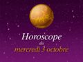 Horoscope du mercredi 3 octobre 2018 par Marc Angel