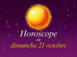 Horoscope du dimanche 21 octobre 2018 par Marc Angel