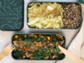 Bowl quinoa, chou-chinois, épinard, tofu grillé et champignons