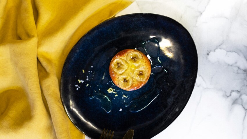 Tarte A La Banane Confite Au Sirop D Agave Et Fleur De Sel Rape D Ecorces De Citron Decouvrez Les Recettes De Cuisine De Femme Actuelle Le Mag