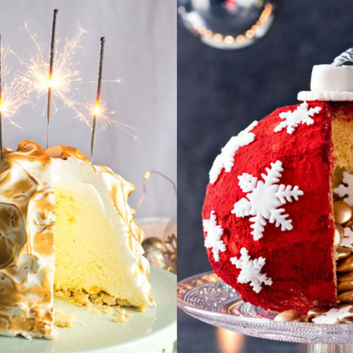 Gâteau en forme de boule de Noël façon pinata : découvrez les recettes de  cuisine de Femme Actuelle Le MAG