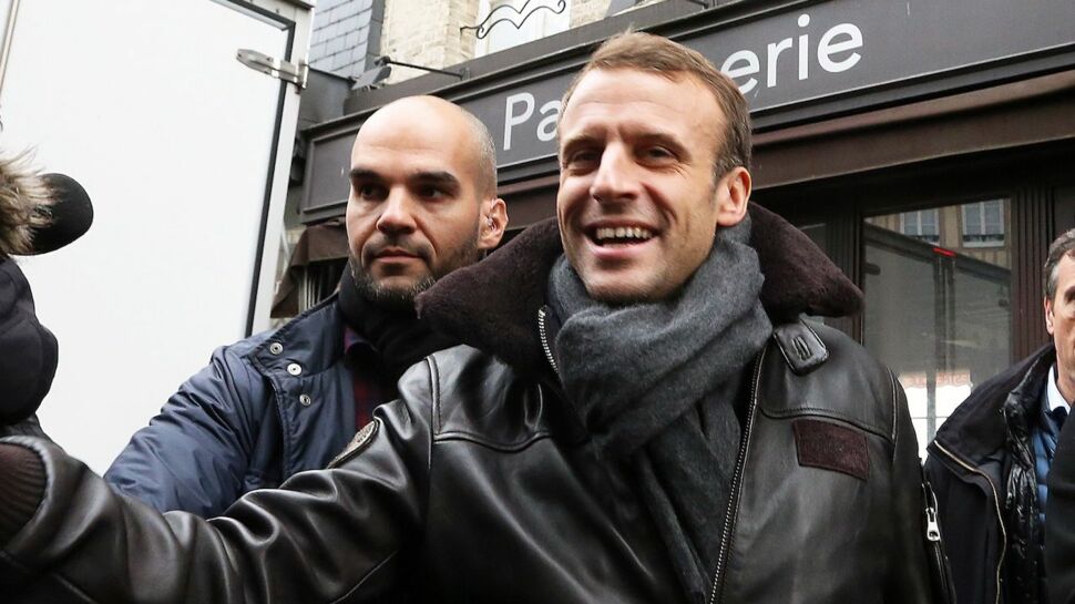 Découvrez d’où vient le blouson en cuir porté par Emmanuel Macron à Honfleur