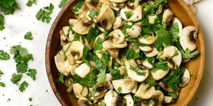 Salade De Champignons Citronnee A La Coriandre Decouvrez Les