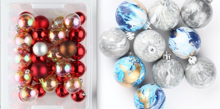 Déco De Noël Maison Comment Repeindre Ses Boules Femme