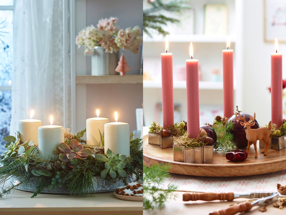 DIY : Confectionner des bougeoirs et des bougies de Noël - Idées
