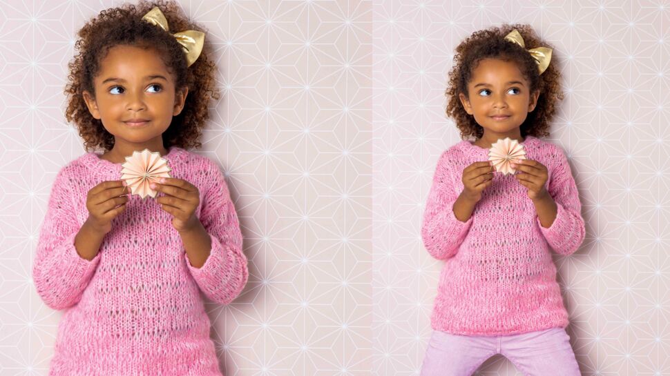 Tricot gratuit : le pull tunique enfant