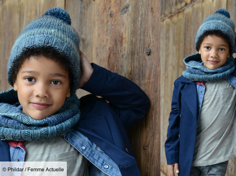 Bonnet et snoob , taille 6 / 7ans /8 ans / 9 ans, en laine vert olive  enfant fille ou garçon, hiver , tricoté main, - Un grand marché