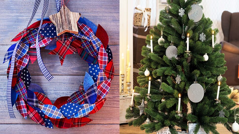 15 décorations de Noël à fabriquer en tissu