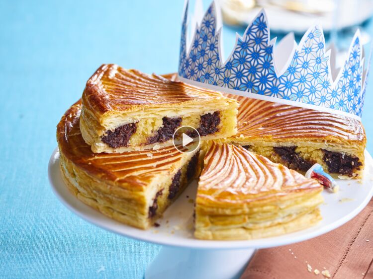 Galette des rois au Nutella bicolore : la recette gourmande en vidéo ...