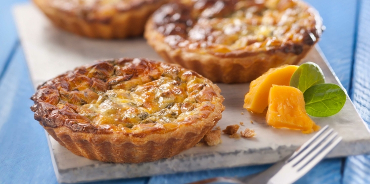 quiche epinard cheddar